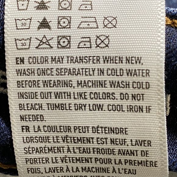 American Eagle Short Sz 0 (25-26 x 3") Womens Hi Rise Shortie Stretch Blue Denim - Picture 8 of 8